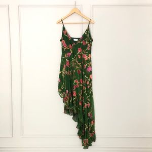 Lovers + Friends Caterina Dress in Jade Floral SzL